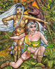 Storm & Rogue in Savage Land