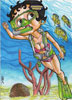 Betty Boop Scuba 2