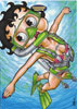 Betty Boop Scuba 3